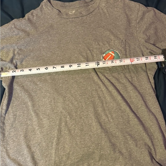 Gray Men's Vineyard T-Shirt with Pocket - Picture 4 of 6